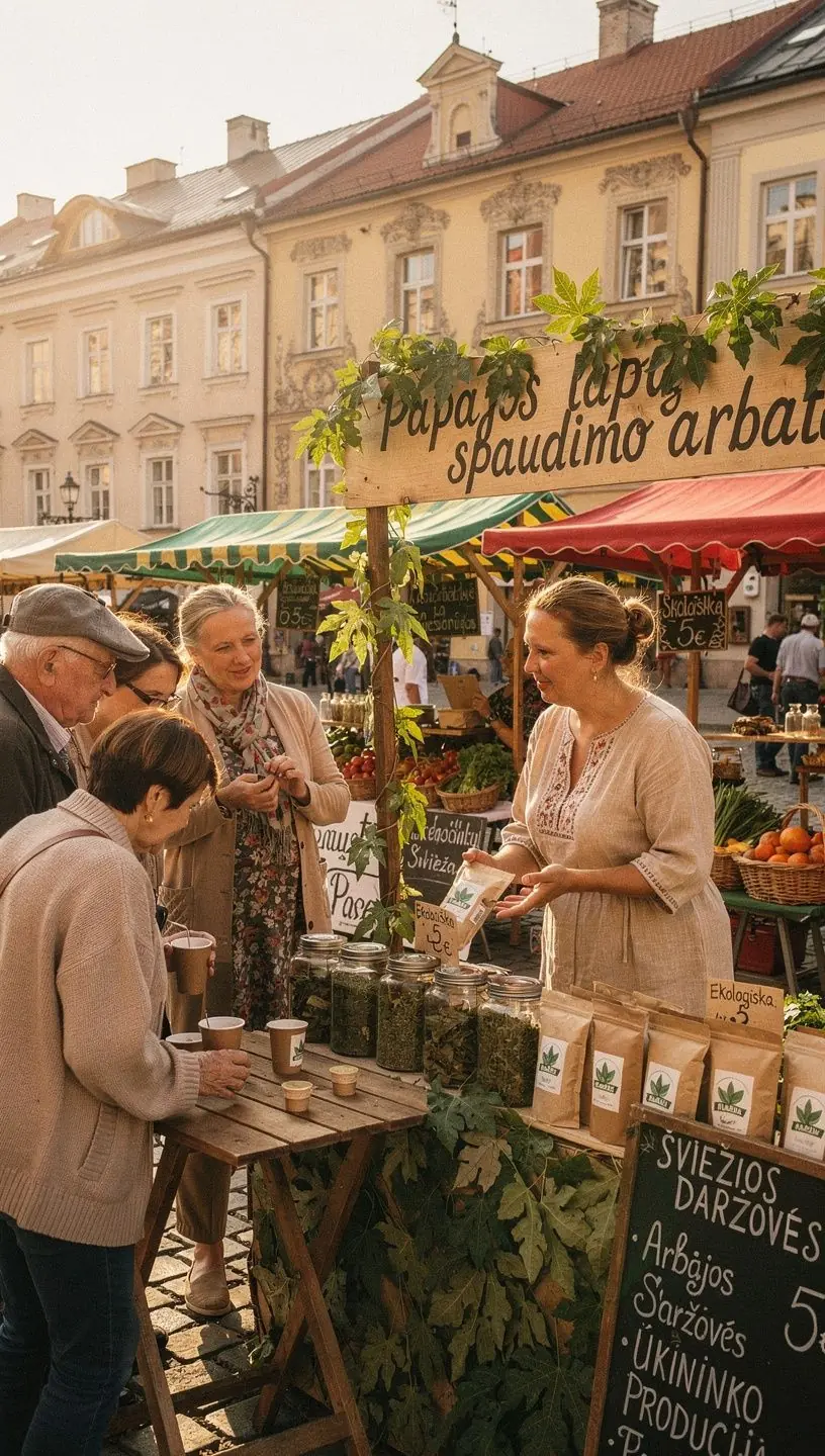Tropinių fermentų šaltinis, vaistažolių ingredientai ir aromatai.