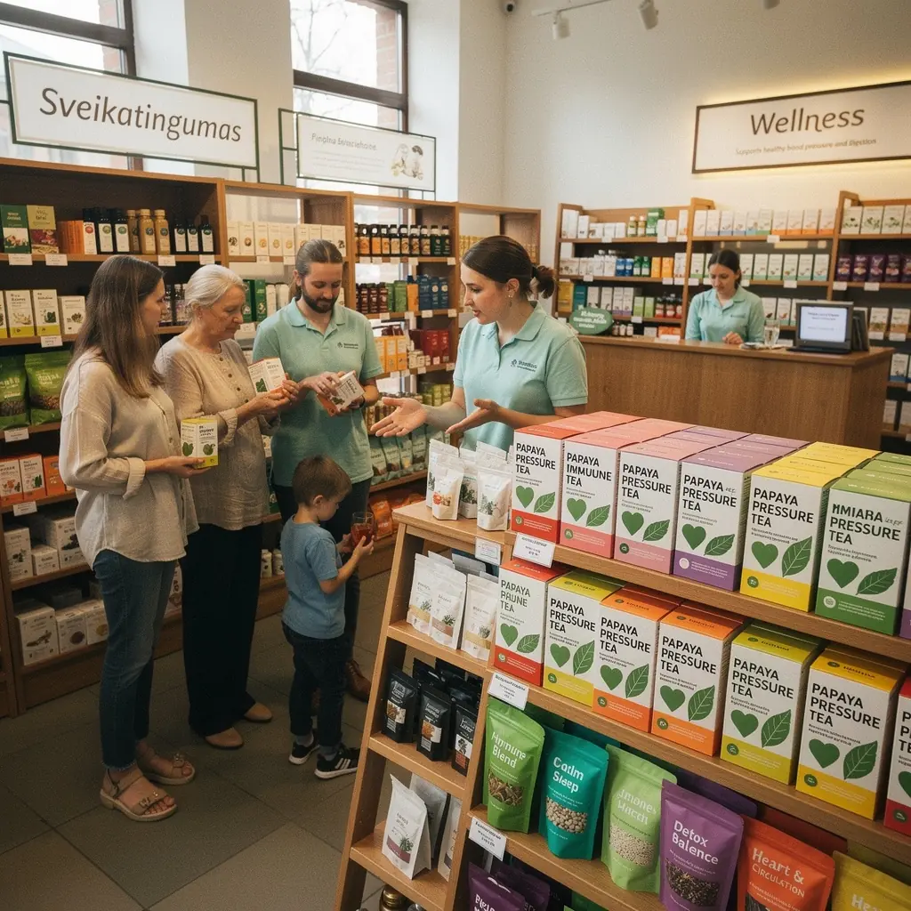 Tropiniai fermentai, esantys arbatoje, padeda virškinimo sistemai.