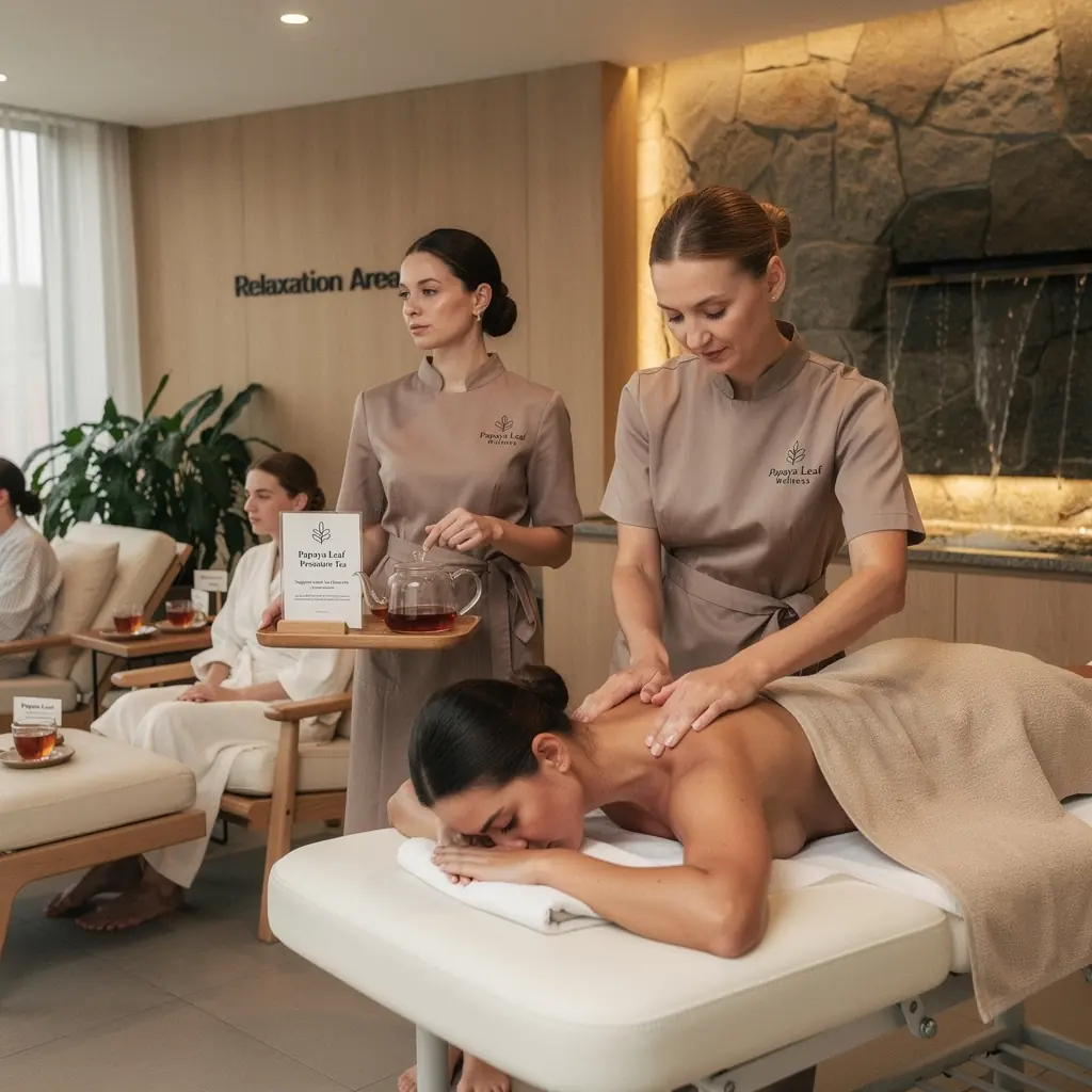 Arbatos ingredientai, simbolizuojantys širdies ir virškinimo sveikatą.